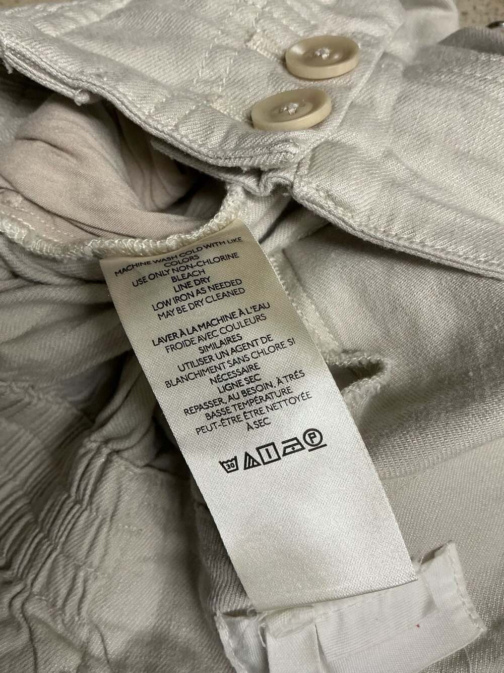 Anthropologie Linen Blend Paperbag Waist Pleated Shorts Size 6 - Picture 5 of 5